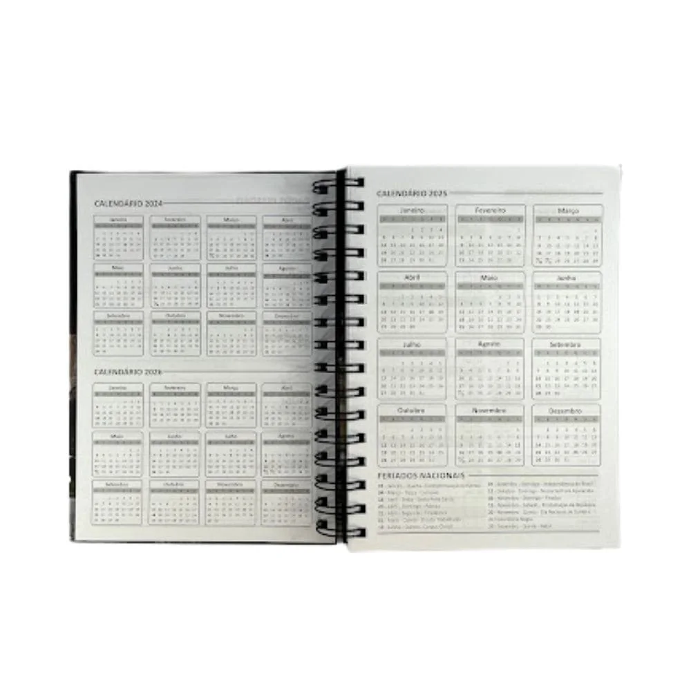 Agenda com Logo Personalizada 2025 Capa Custom