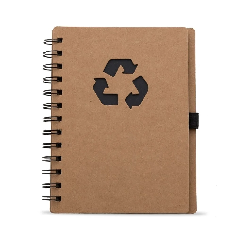 Bloco de Anotações Reciclado com Logo Personalizada