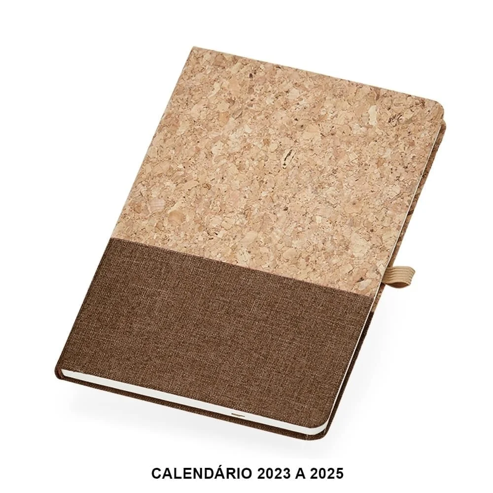 Caderneta com Logo Personalizada em Cortiça