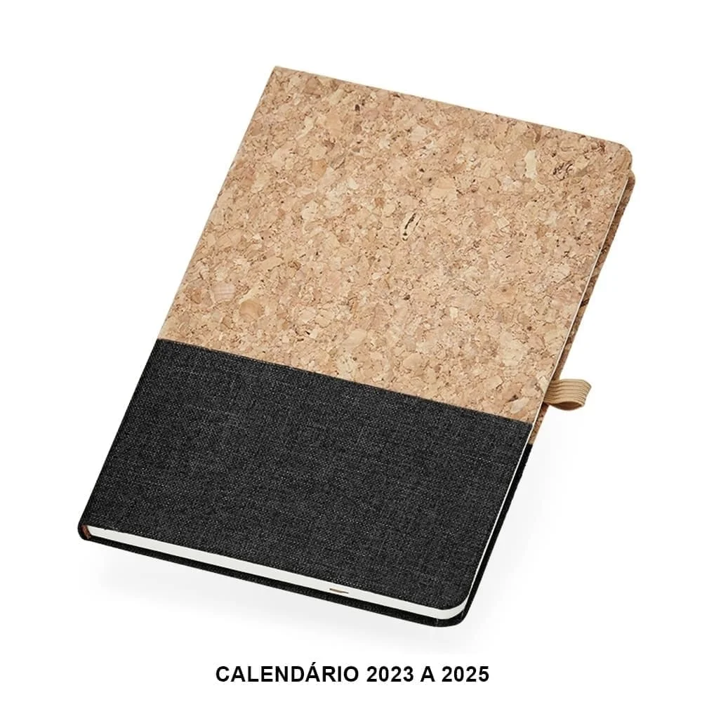 Caderneta com Logo Personalizada em Cortiça