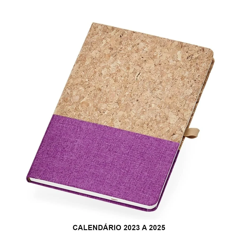 Caderneta com Logo Personalizada em Cortiça