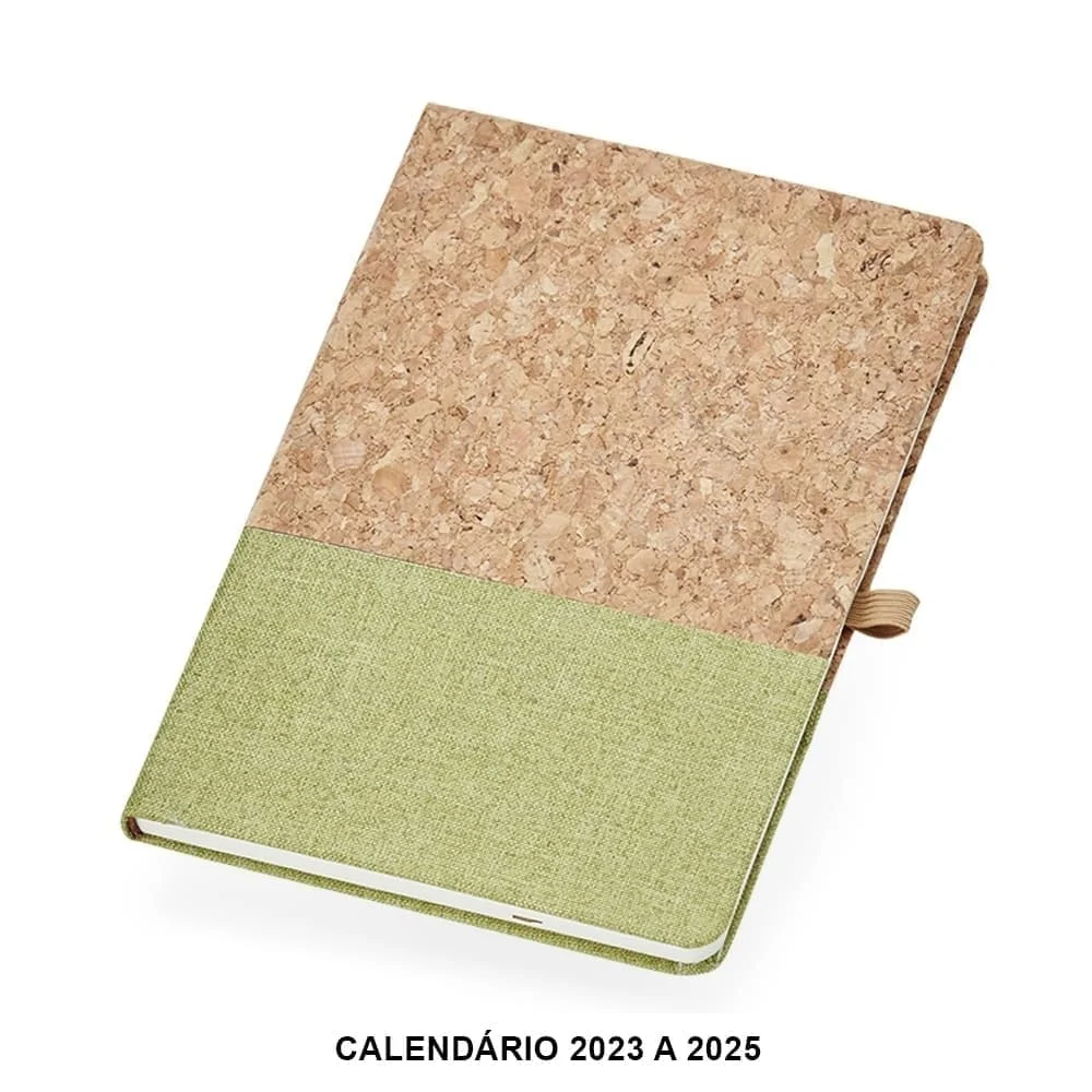 Caderneta com Logo Personalizada em Cortiça