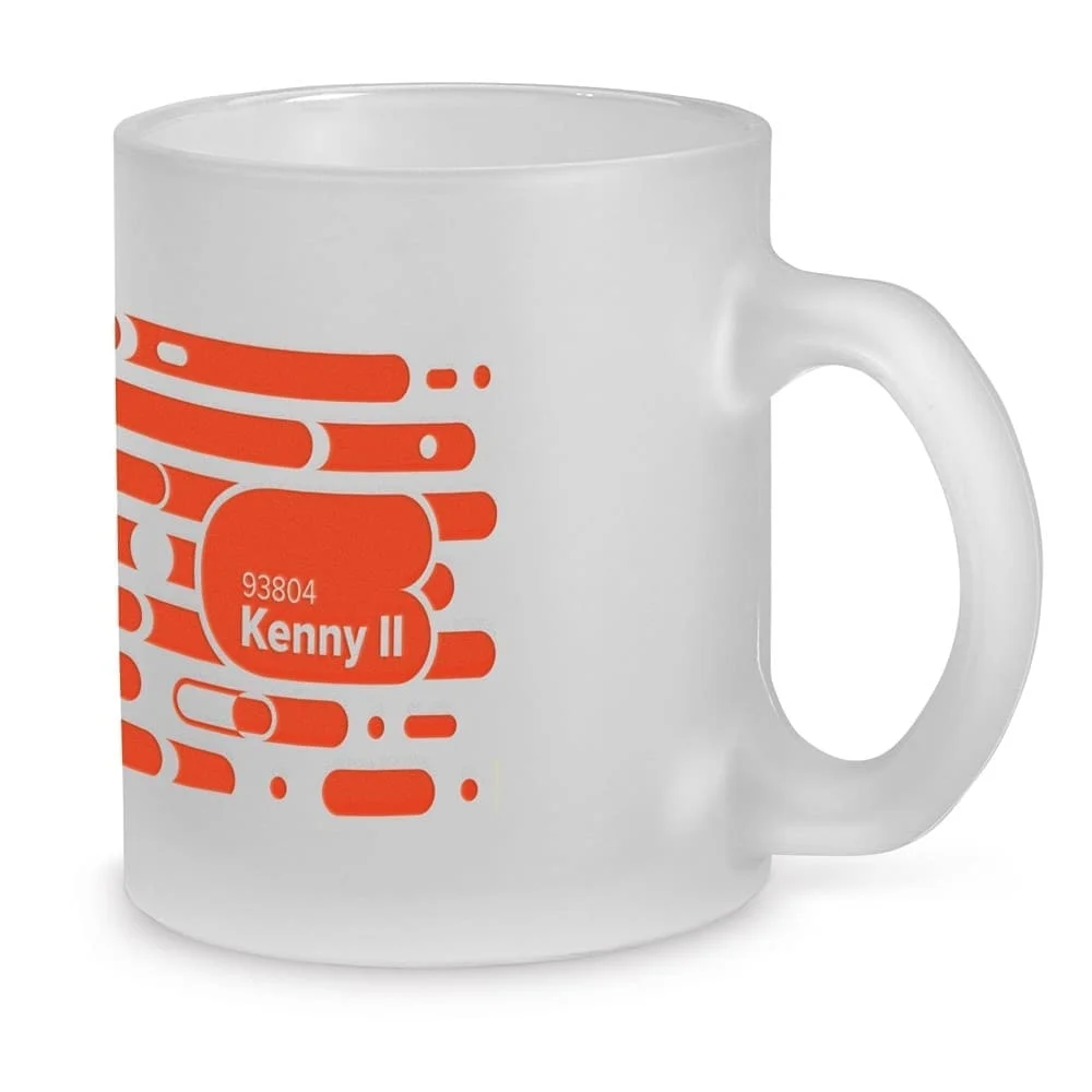 Caneca de Vidro com Logo Personalizada KENNY