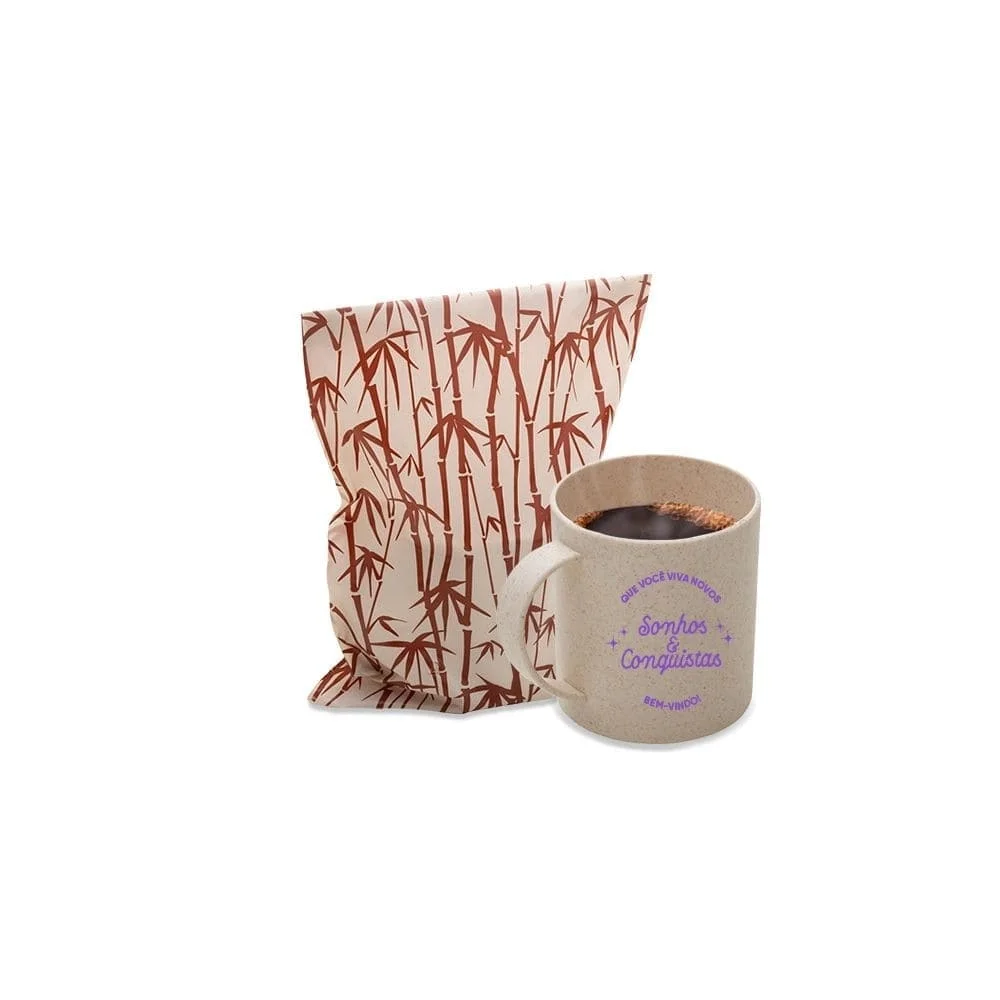 Caneca em Fibra de Madeira Sustentável 350ml