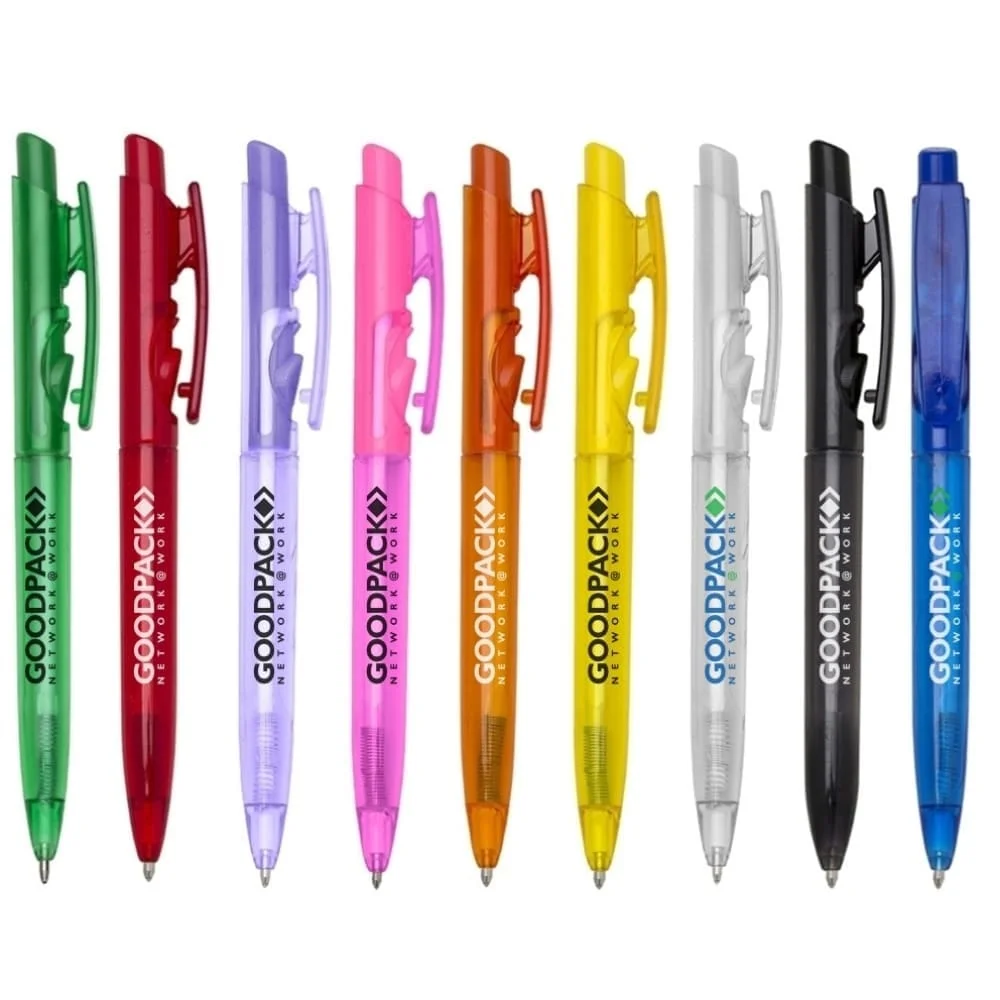 Caneta de Plástico com Logo Personalizada Corporativa