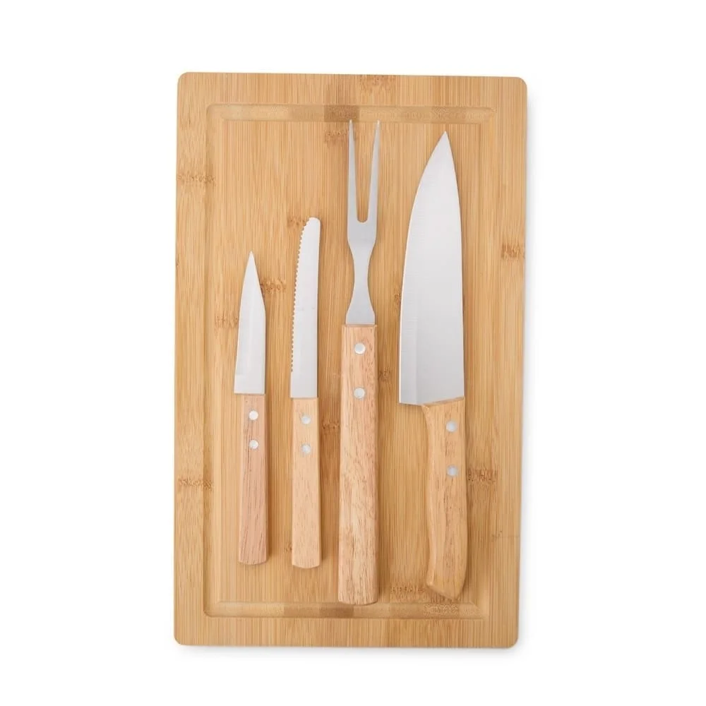 Kit Churrasco 5 Itens com Logo