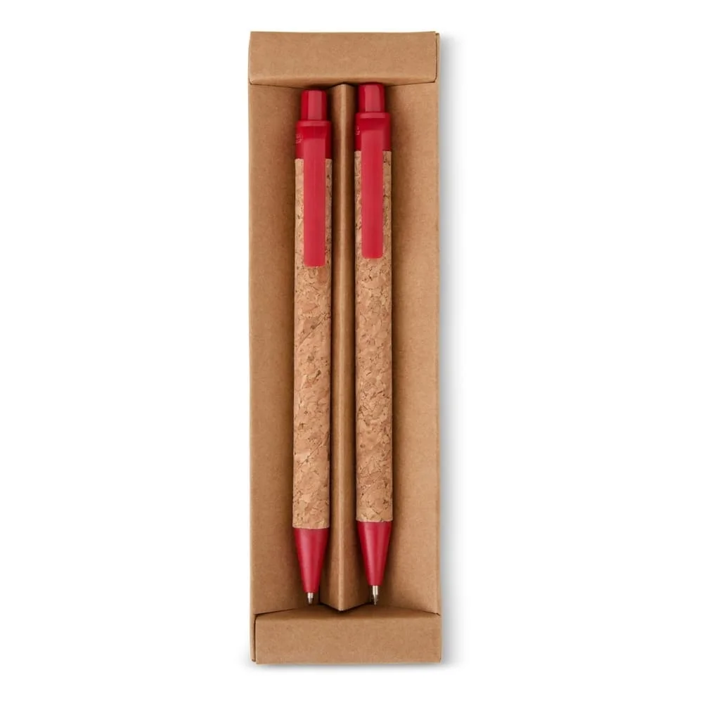 Kit Ecológico Esferográfica e Lapiseira Cortiça