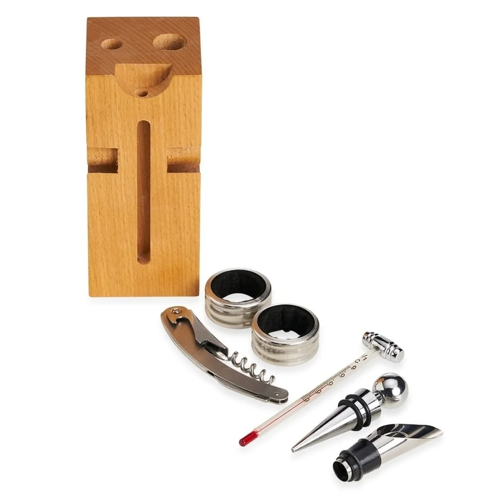 Kit Vinho 6 Peças com Logo Personalizada