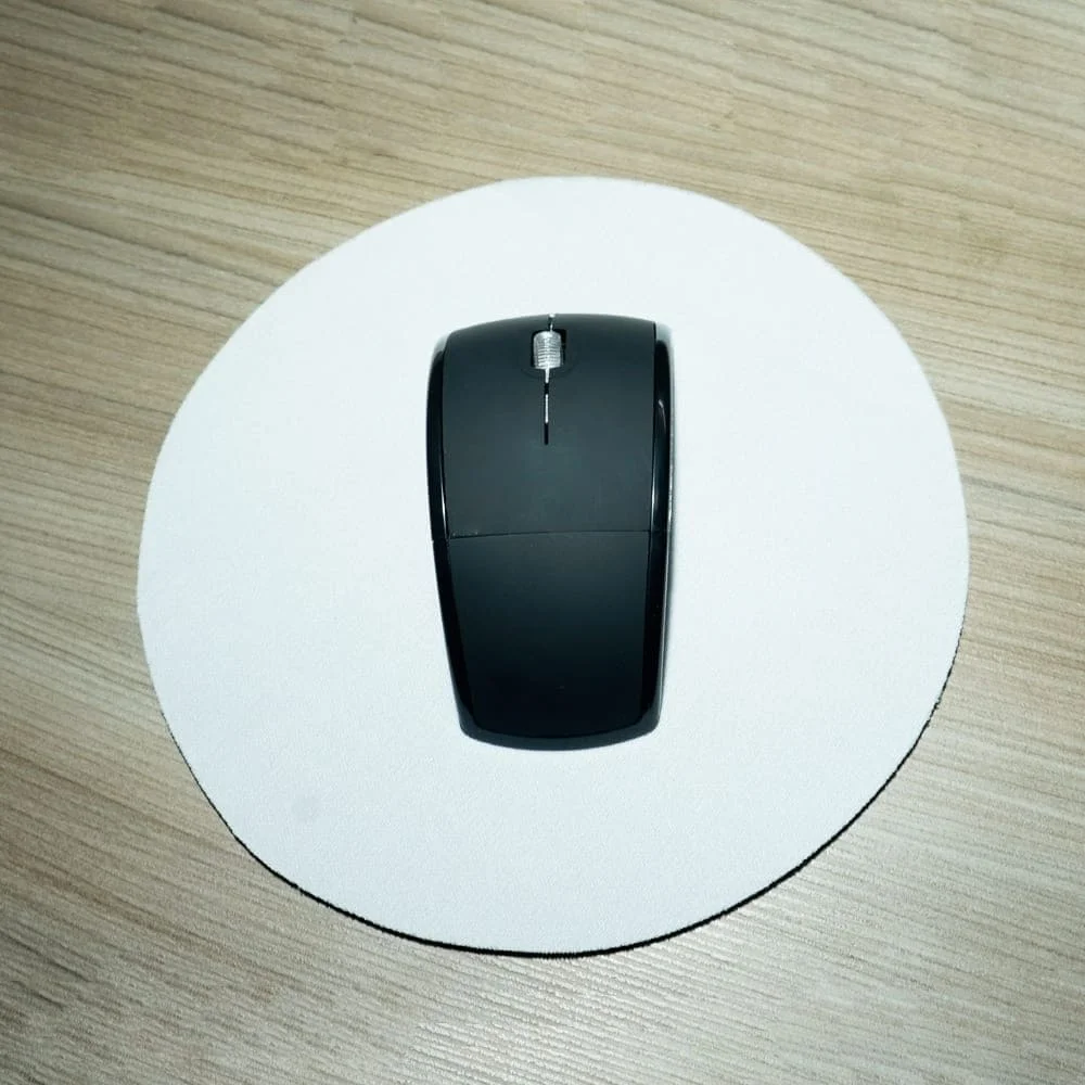 Mouse Pad Redondo com Logo Personalizada