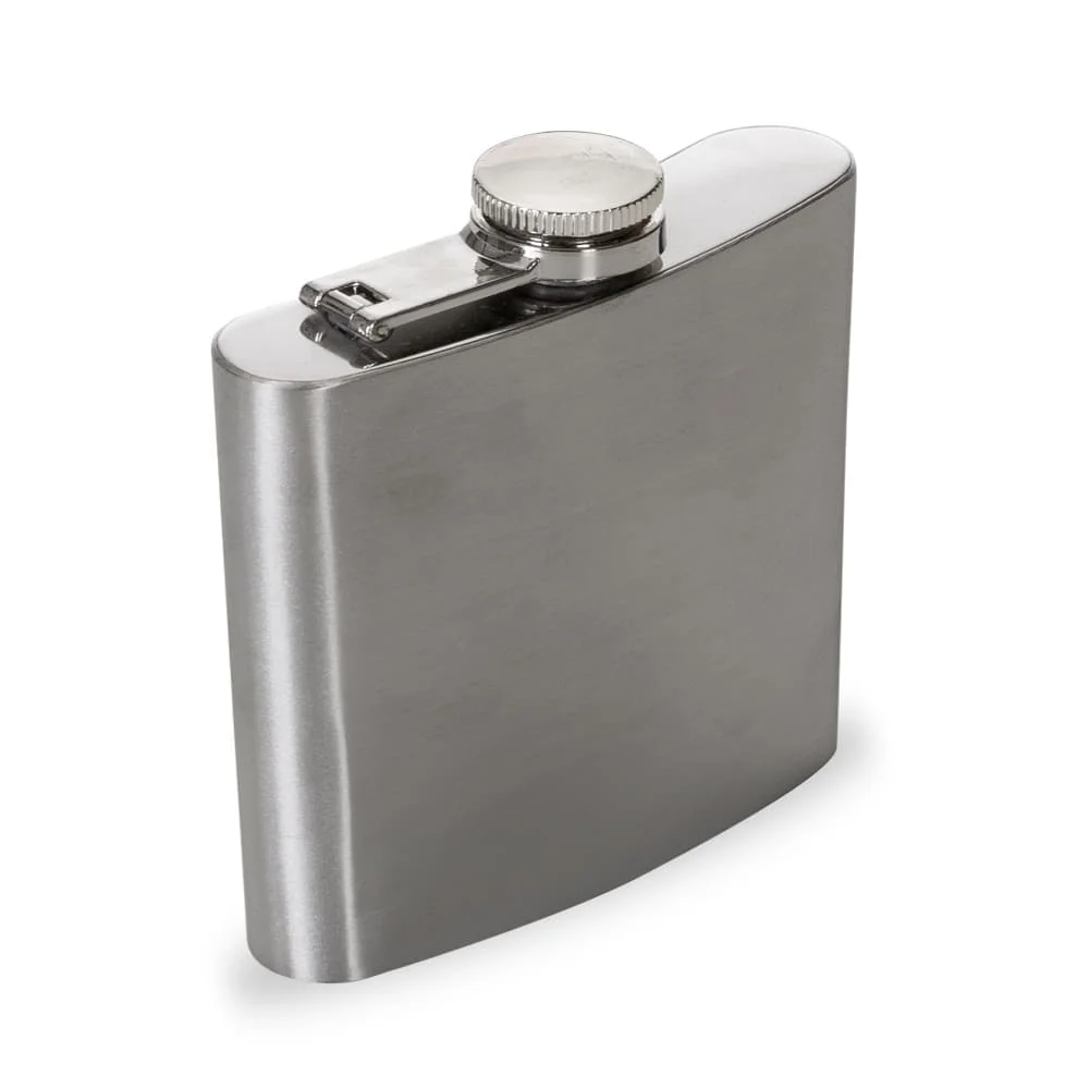 Porta Whisky 6oz com Logo Personalizada