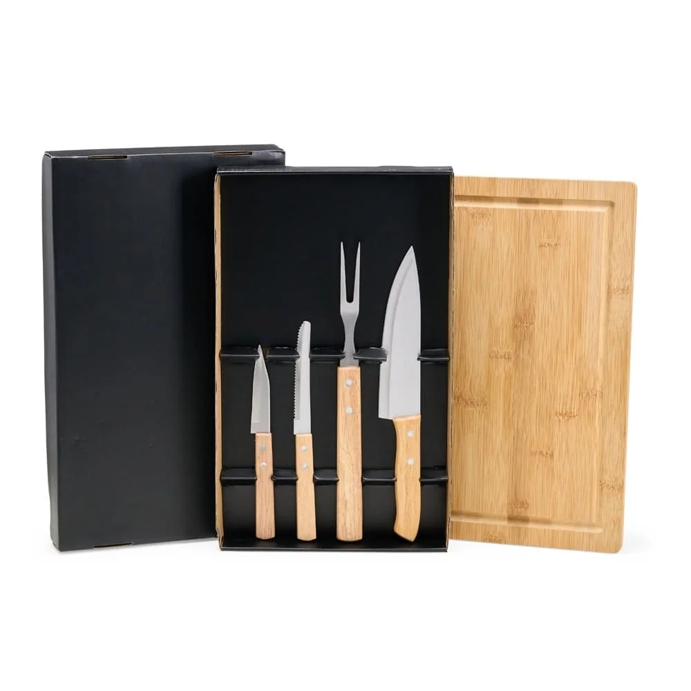 Kit Churrasco 5 Itens com Logo
